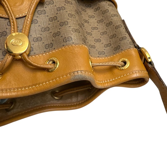 Gucci vintage micro gg canvas drawstring bucket bag - Picture 12 of 16